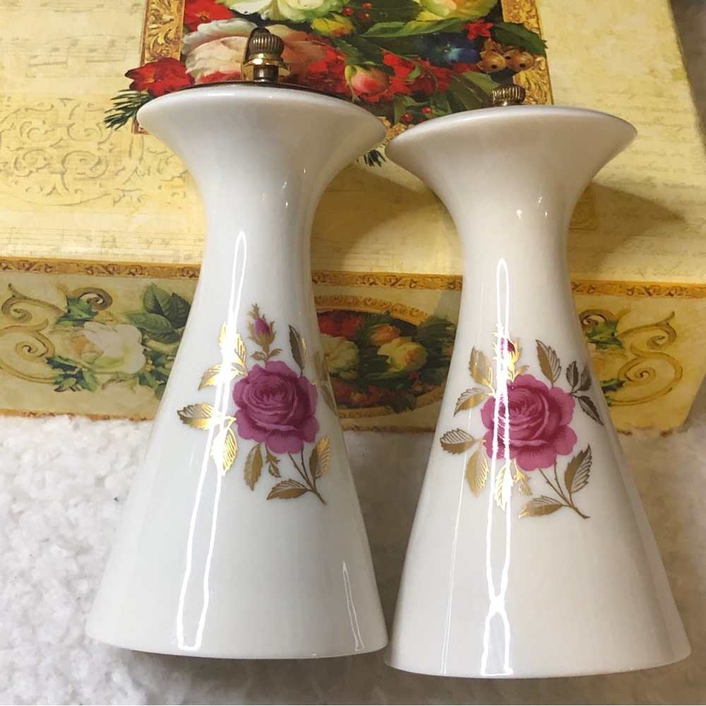 Vintage Lenox Rhodora RARE Salt Mill & Pepper Mill/Grinder Set - Picture 7 of 15